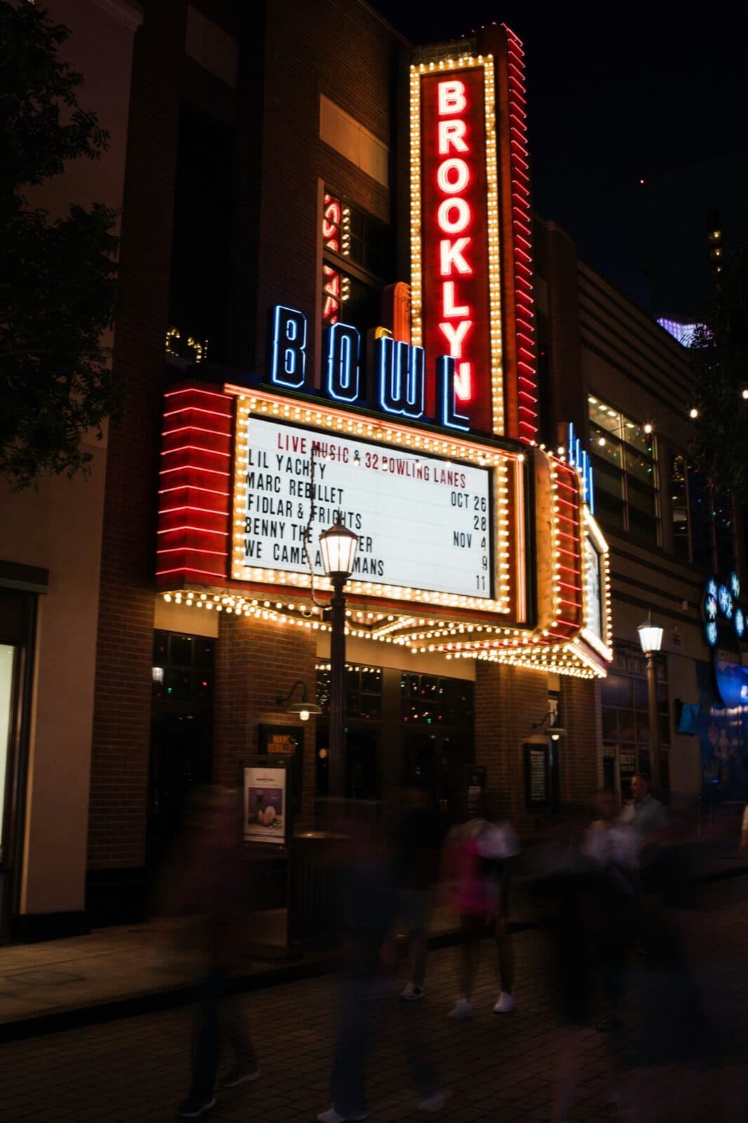 Theater marquee in the Brooklyn Cultural District